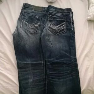 Men's Buckle Jeans